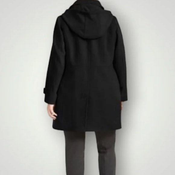 MICHAEL KORS women's WOOL BLEND COAT JACKET WITH HOOD SIZE 3X - Picture 3 of 11